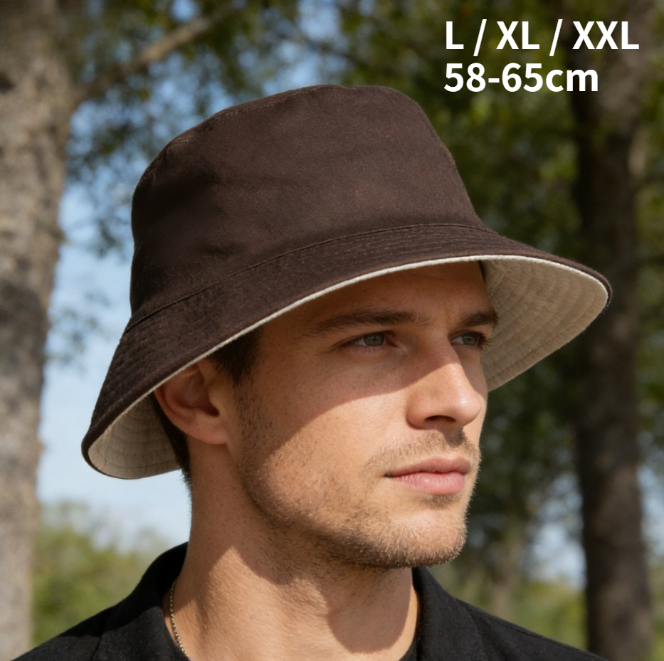 Bucket Hat Embroidered - Dwustronny kapelusz typu bucket hat, kapelusz