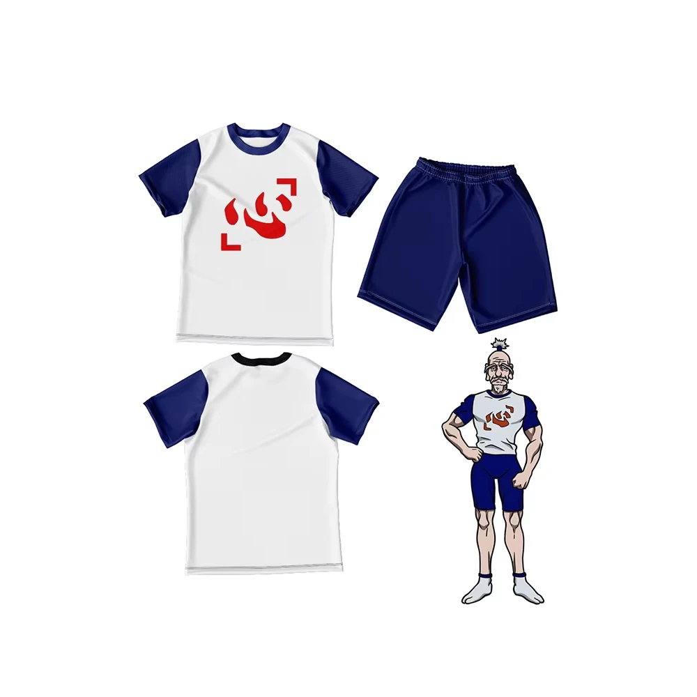 Street Fashion Anime - Męski letni zestaw: koszulka i szorty