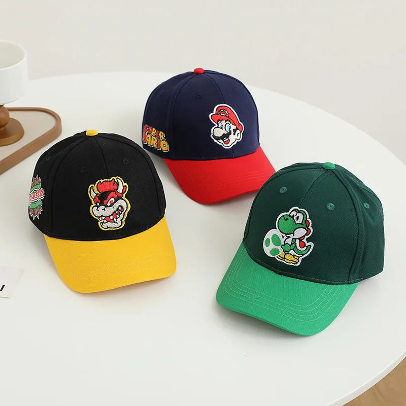Street Fashion Hats - Czapki z daszkiem Mario, figurki Bowser,