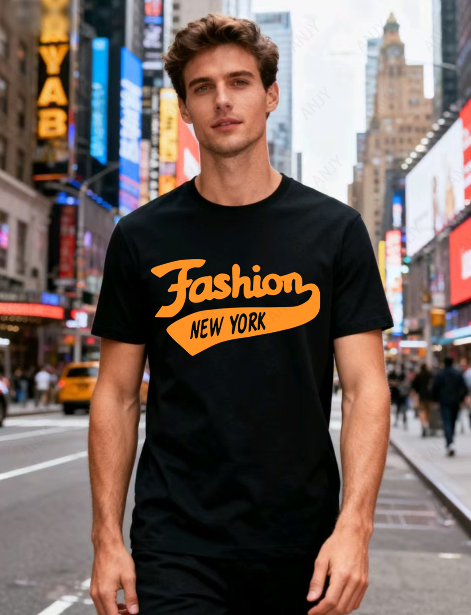 Street Fashion Of New York - Koszulka z nadrukiem w stylu newyorskim,