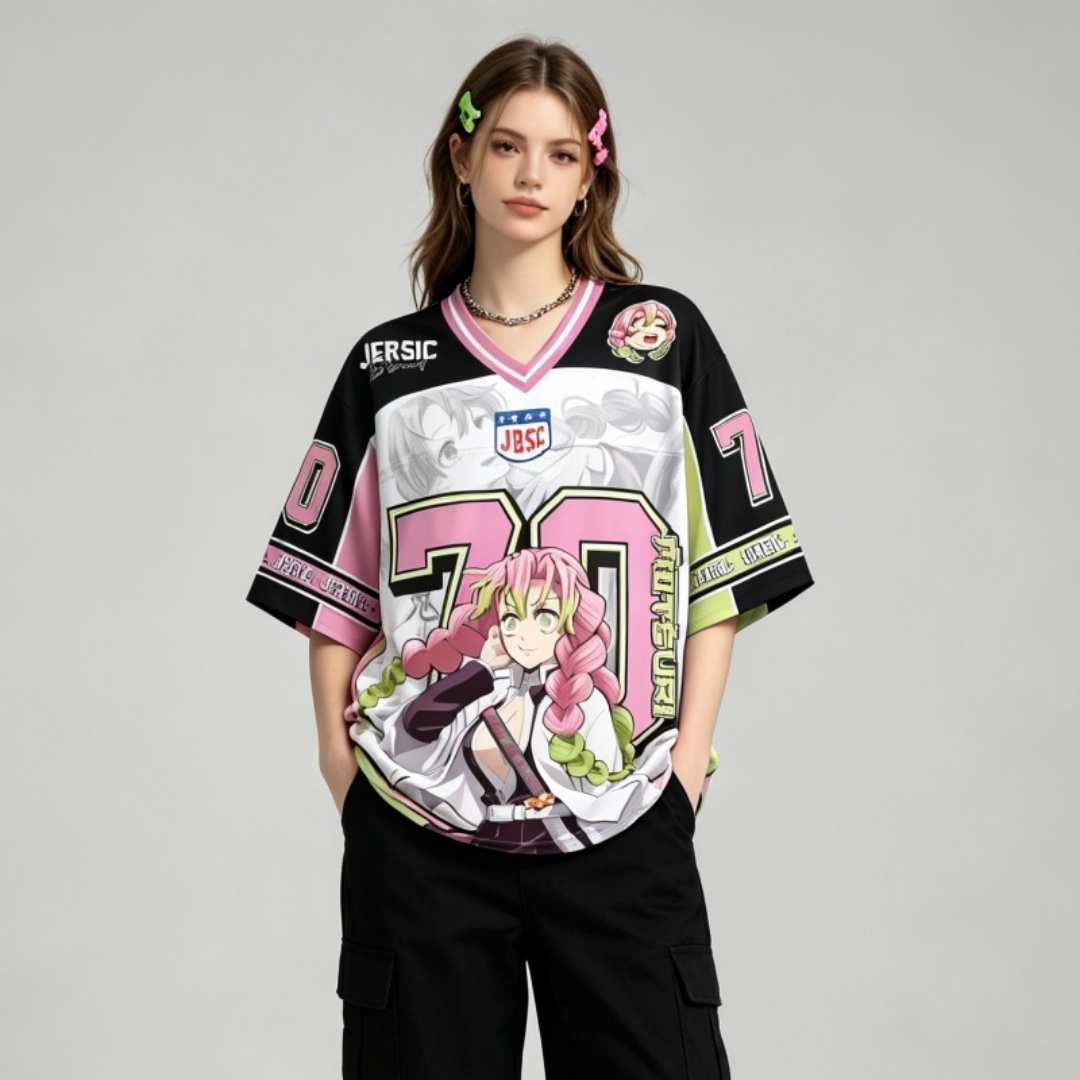 Street Fashion Anime - Koszulka z krótkim rękawem z nadrukiem