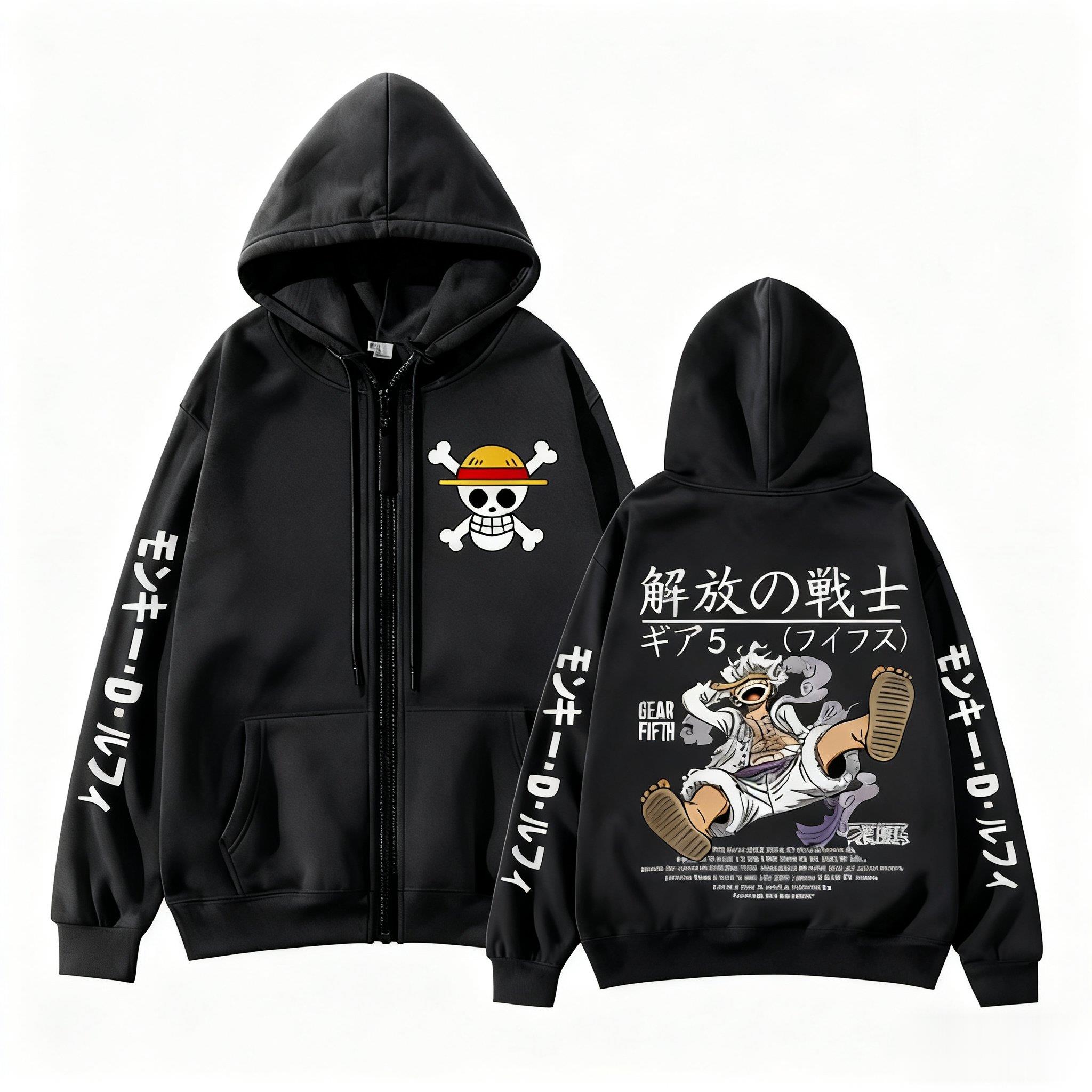 Street Fashion Hats - Bluza z kapturem Monkey D Luffy