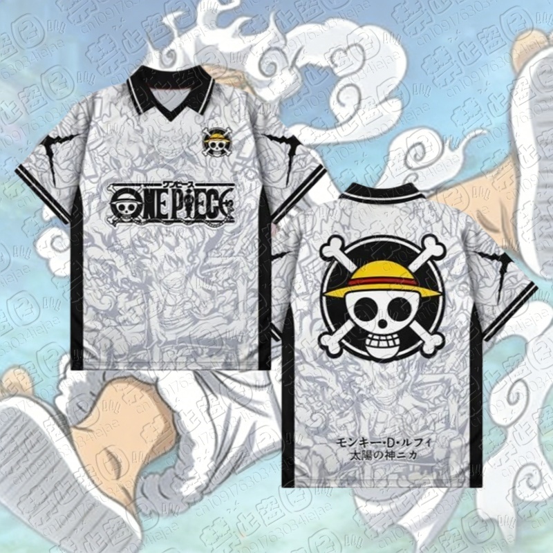 Street Fashion Hats - Koszulka z nadrukiem 3D Luffy z