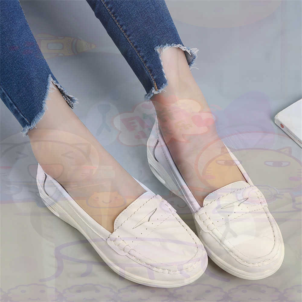 Guangzhou Street Fashion - Miękkie wsuwane buty damskie w dużych