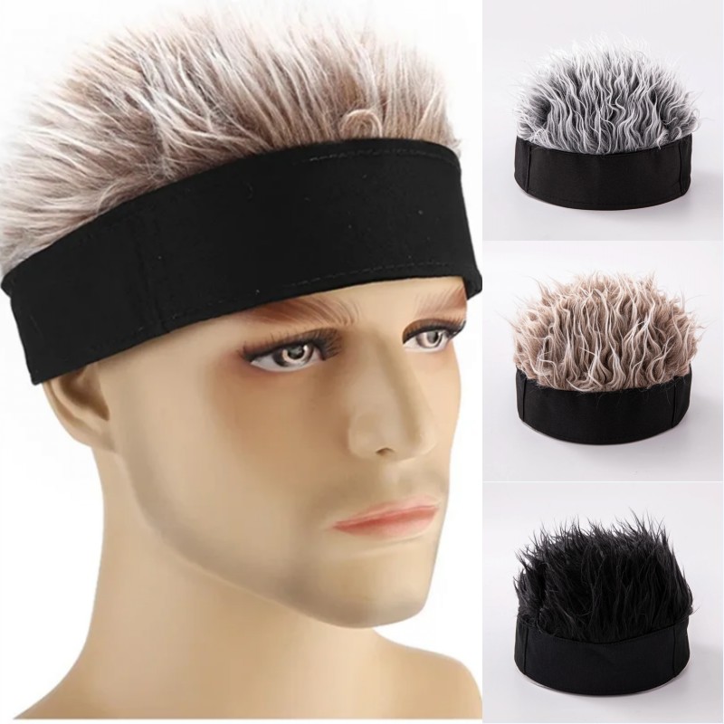 Street Fashion Hats - Syntetyczna peruka, krótkie włosy, czapka beanie,
