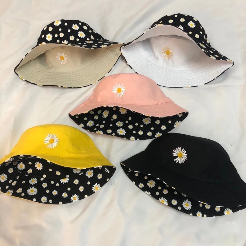 Letnia stokrotka dwustronna ka – Bucket Hat Embroidered recenzja i cena