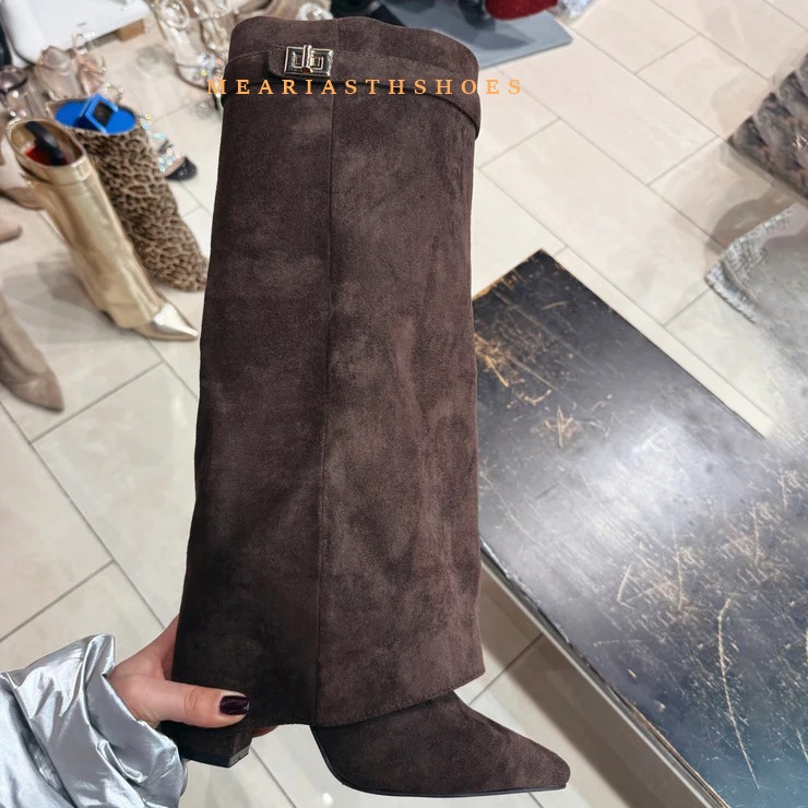 Damskie kozaki za kolano na ma – Street Fashion Winter recenzja i cena