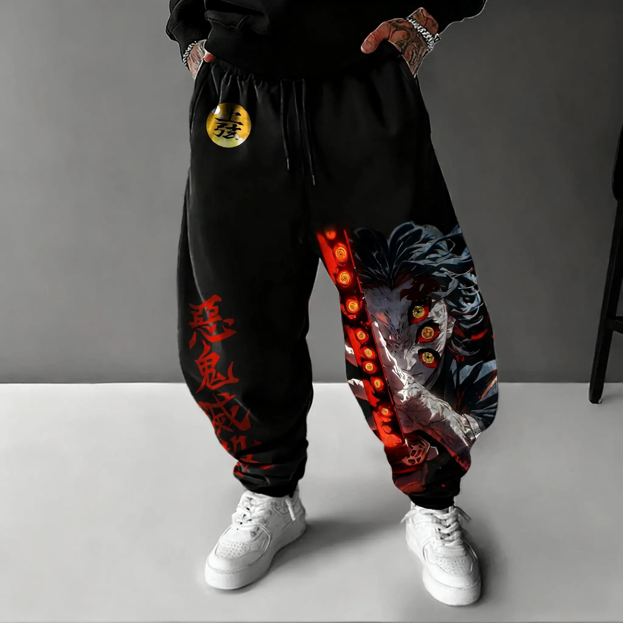 Spodnie Demon Slayer Akaza Ani – Street Fashion Hats recenzja i cena
