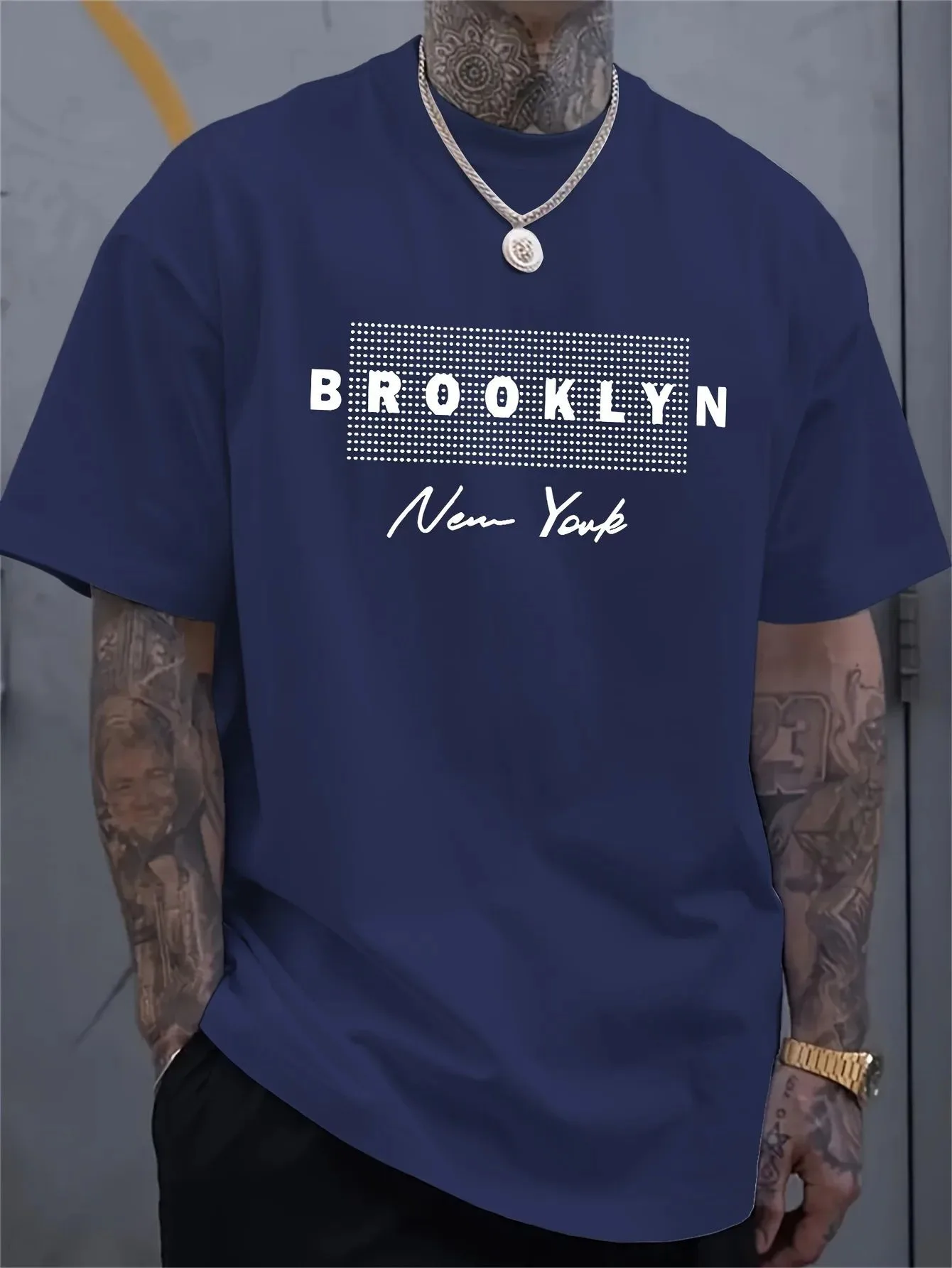 Męska koszulka z nadrukiem New – Street Fashion Of New York recenzja i cena