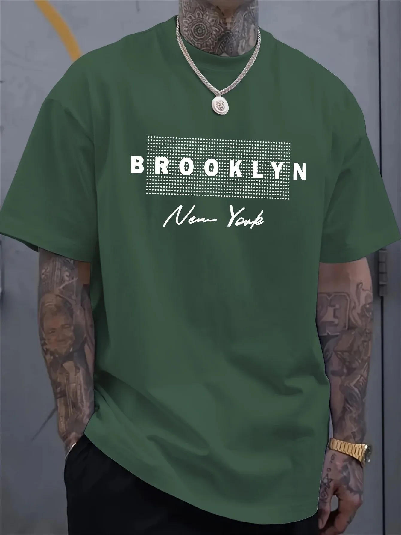 Męska koszulka z nadrukiem New – Street Fashion Of New York recenzja i cena