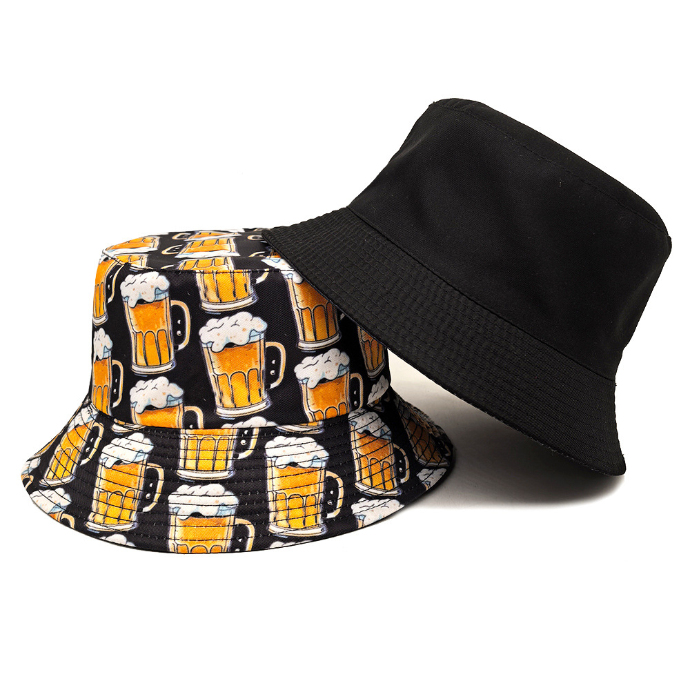 Cartoon Beer Bucket Hat Beer P – Bucket Hat Embroidered recenzja i cena