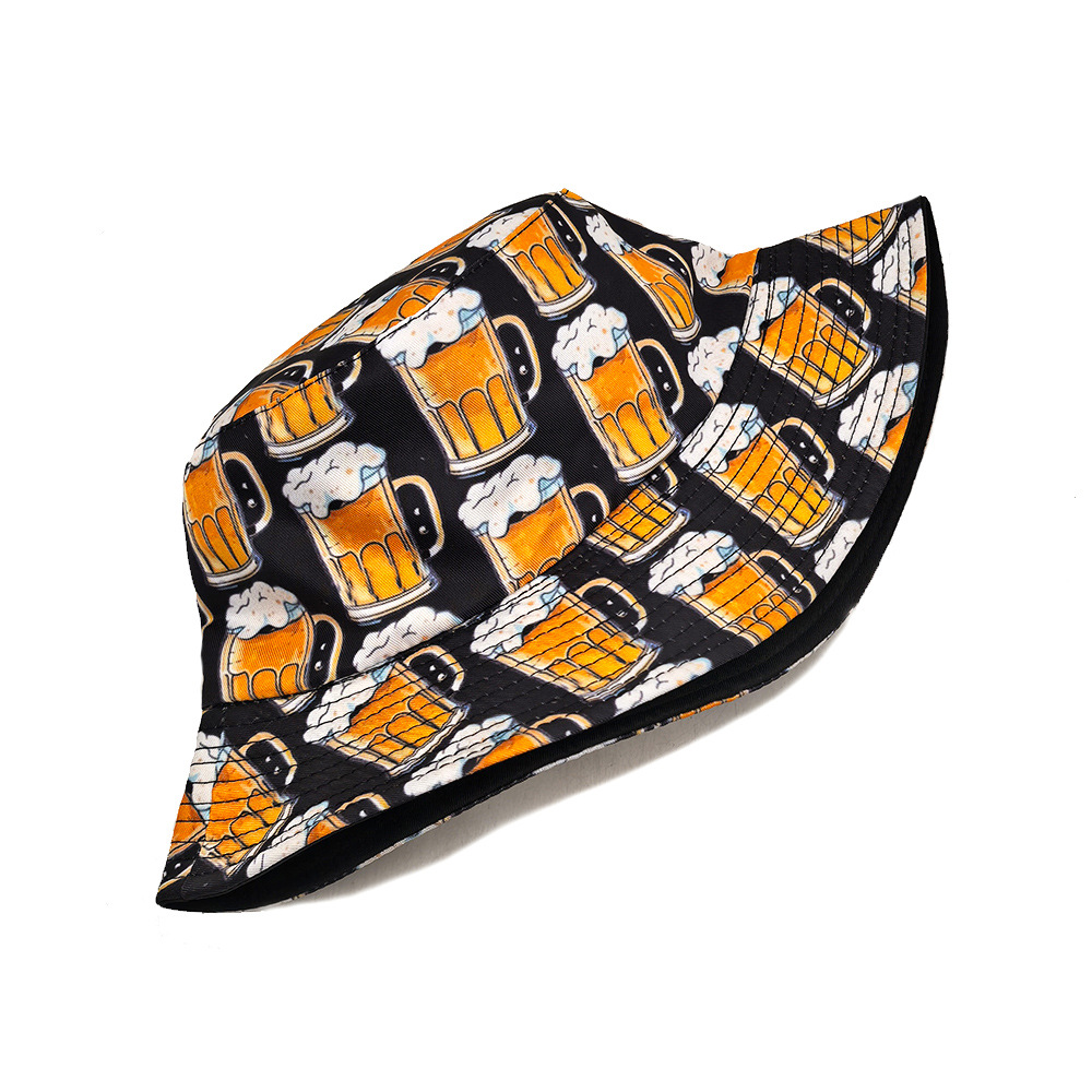 Cartoon Beer Bucket Hat Beer P – Bucket Hat Embroidered recenzja i cena
