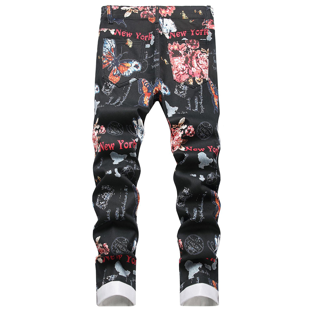 Męskie spodnie jeansowe z cyfr – Street Fashion Of New York recenzja i cena