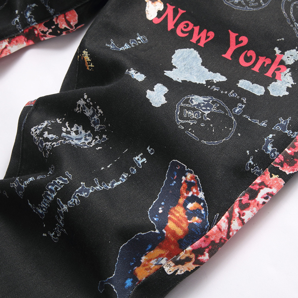Męskie spodnie jeansowe z cyfr – Street Fashion Of New York recenzja i cena