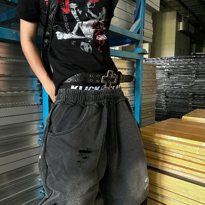 Nowy męski pasek z nitami, dwu – Street Fashion Shibuya recenzja i cena