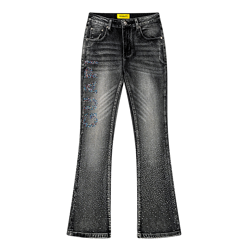 Modne jeansy GUAPI z delikatny – Street Fashion Brand Logo recenzja i cena