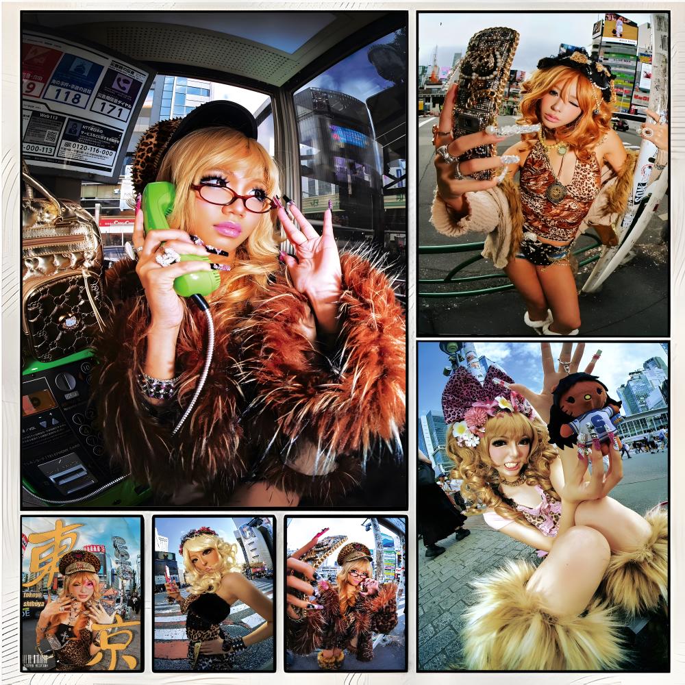 Modny Plakat w Stylu G-Gyaru z – Street Fashion Shibuya recenzja i cena