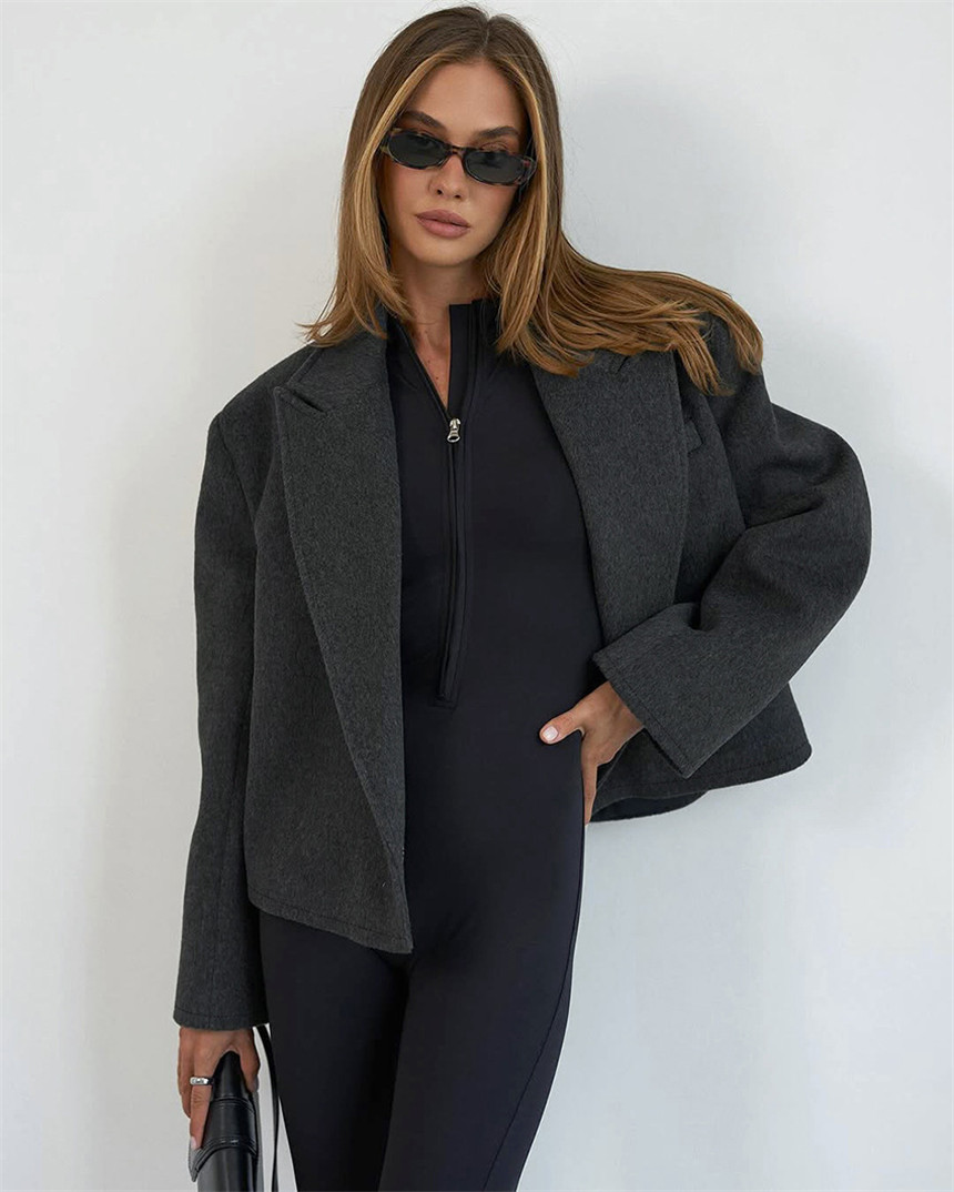 Modne krótkie marynarki damski – Street Fashion High End recenzja i cena