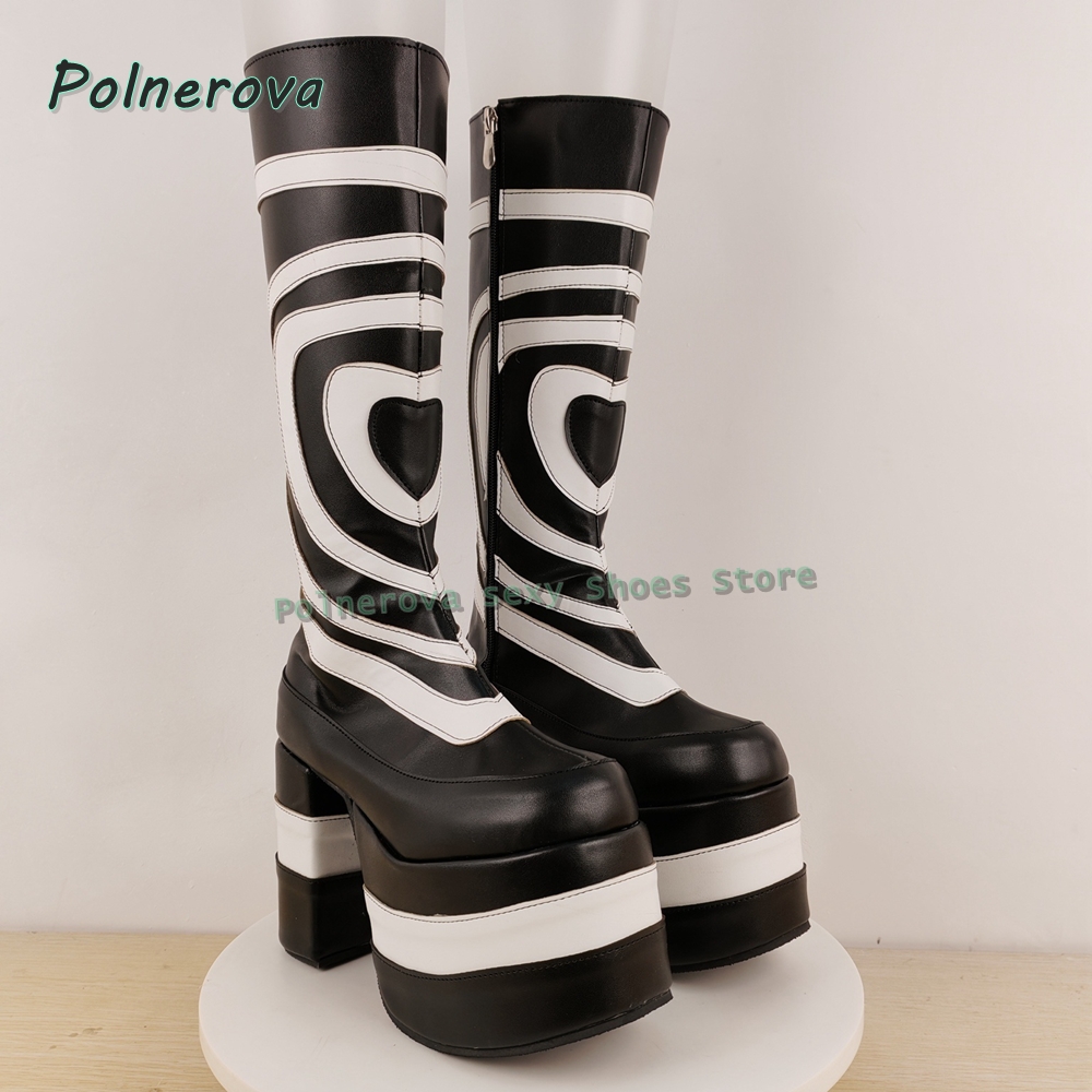 Botki na platformie z nadrukie – Street Fashion Trends recenzja i cena