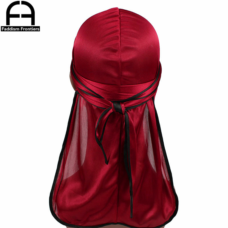 Nowe mody męska Satin Durags B – Street Fashion Hats recenzja i cena