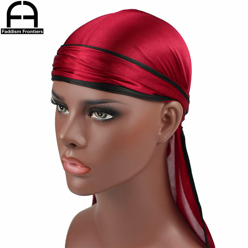 Nowe mody męska Satin Durags B – Street Fashion Hats recenzja i cena