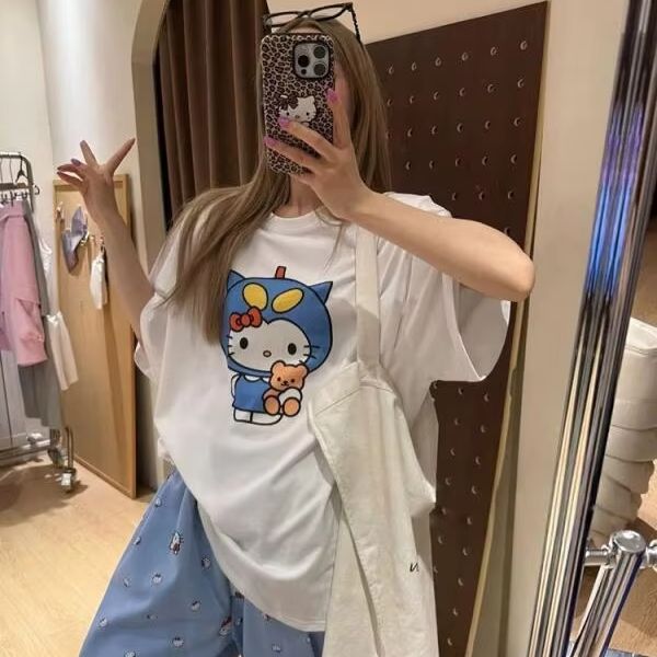 Krótki rękaw, koszulka z nadru – Street Fashion Us recenzja i cena