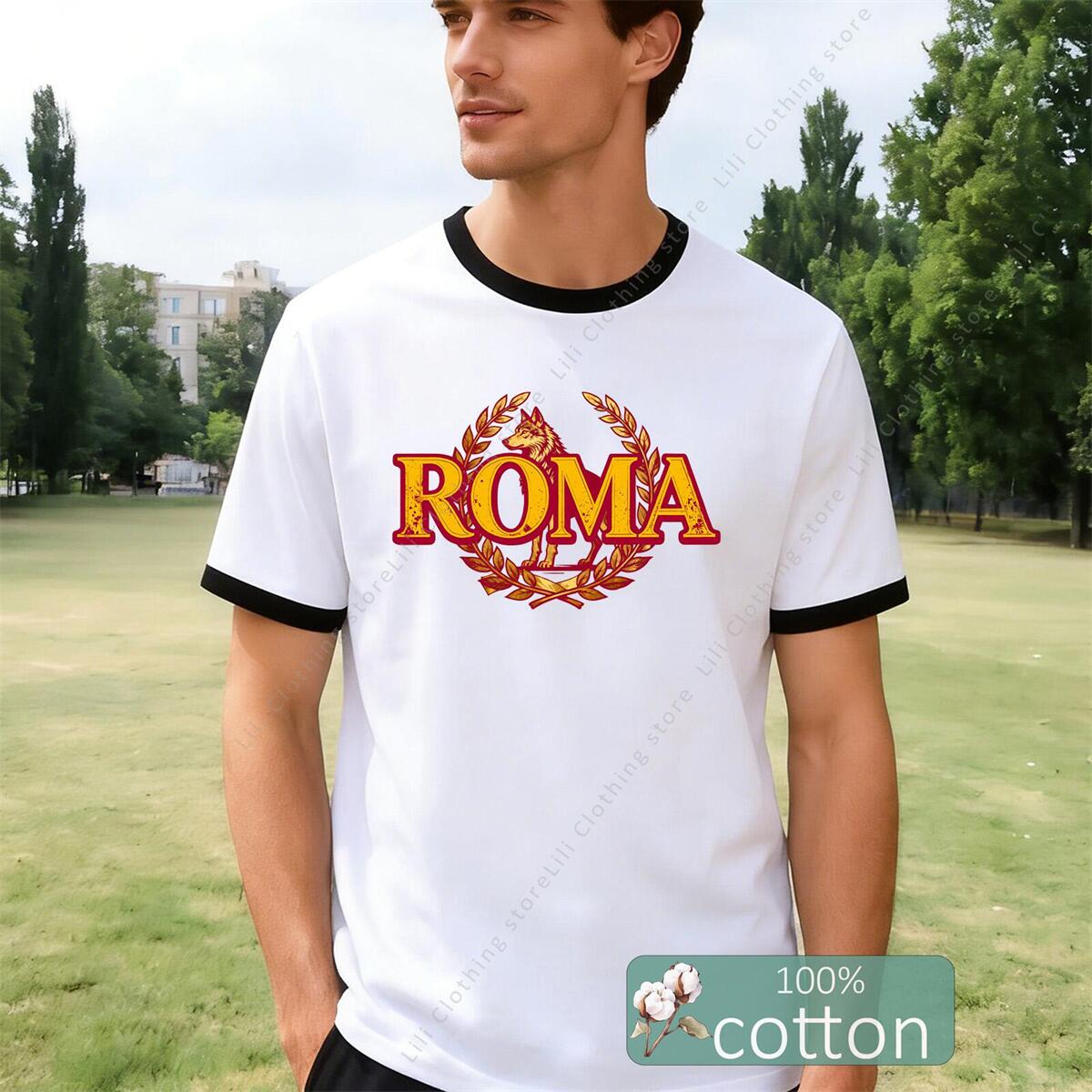 Męskie koszulki z grafiką ROMA – Street Fashion Roma recenzja i cena