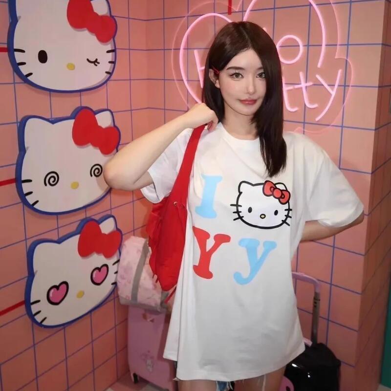 Krótki rękaw Sanrio Letnia Kos – Street Fashion Us recenzja i cena