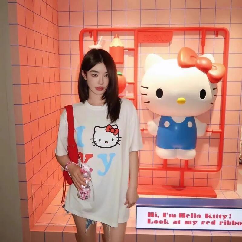 Krótki rękaw Sanrio Letnia Kos – Street Fashion Us recenzja i cena