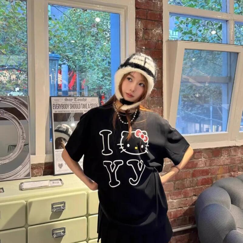 Krótki rękaw Sanrio Letnia Kos – Street Fashion Us recenzja i cena