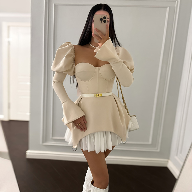Sukienka mini z bufiastymi ręk – Guangzhou Street Fashion recenzja i cena