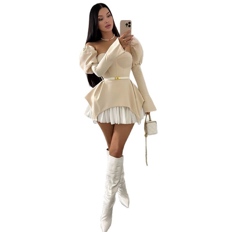 Sukienka mini z bufiastymi ręk – Guangzhou Street Fashion recenzja i cena