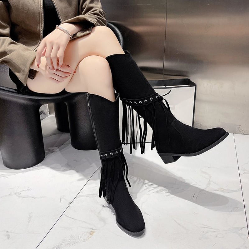 Damskie kozaki do kolan, zimow – Street Fashion Winter recenzja i cena